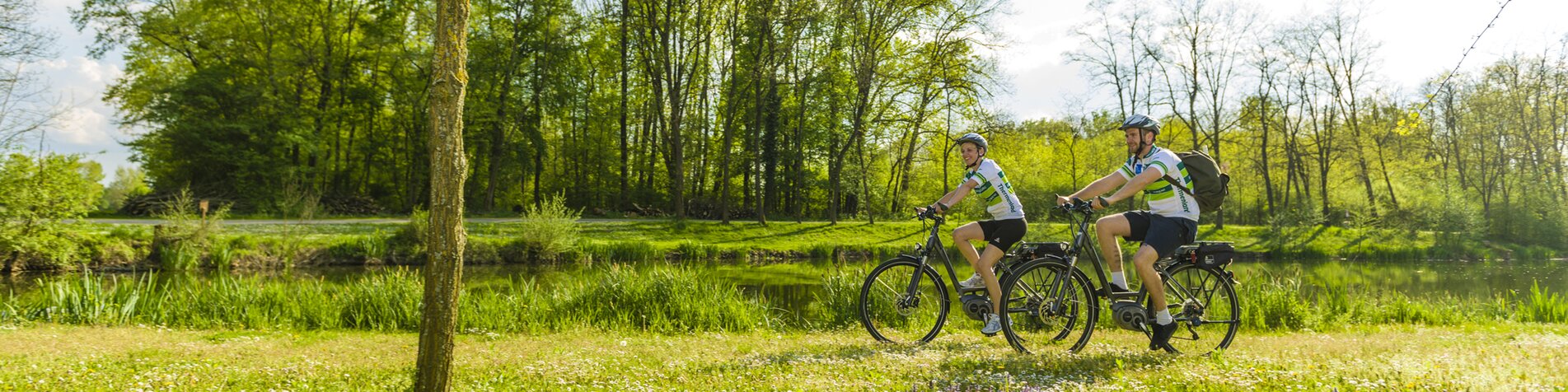 Radtour im Frühling durch den UNESCO-Biosphärenpark Unteres Murta