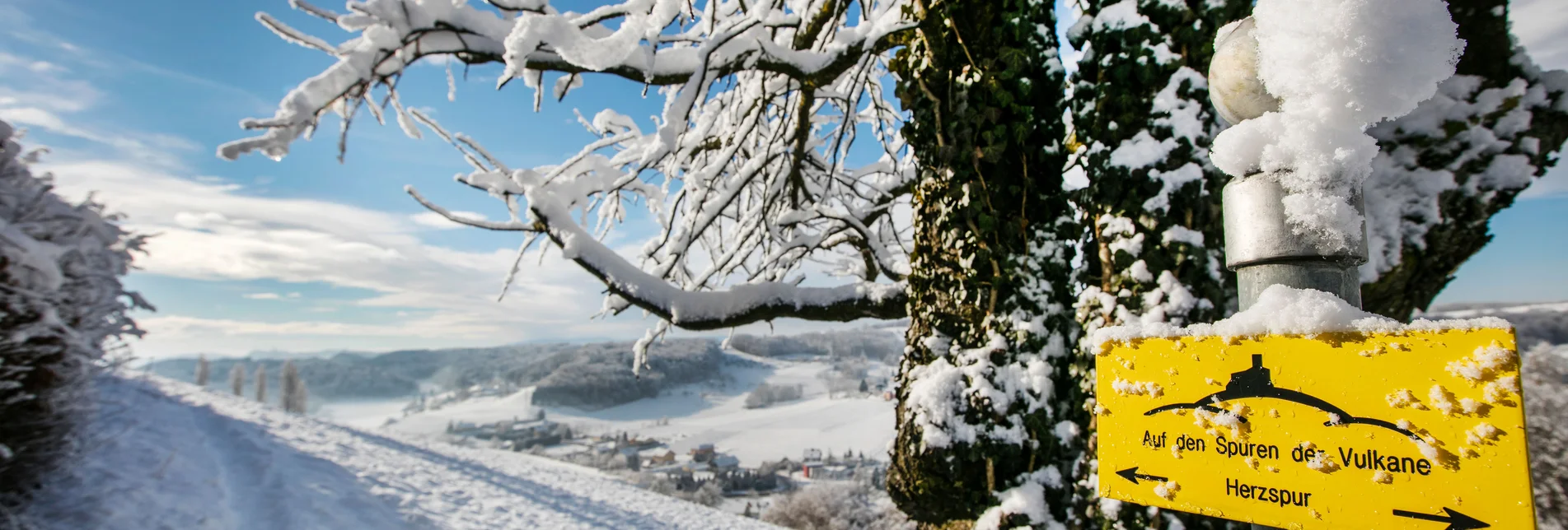 Winter Hiking on the Heart Trail in Bad Gleichenberg | © Thermen- & Vulkanland | Harald Eisenberger