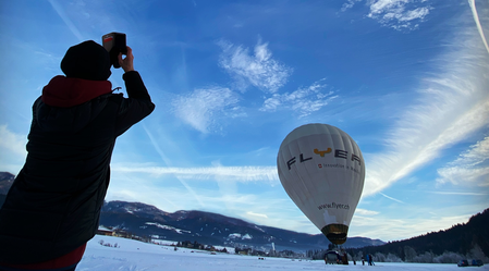 Ballooning in winter | © Ballonzentrum Kindermann-Schön