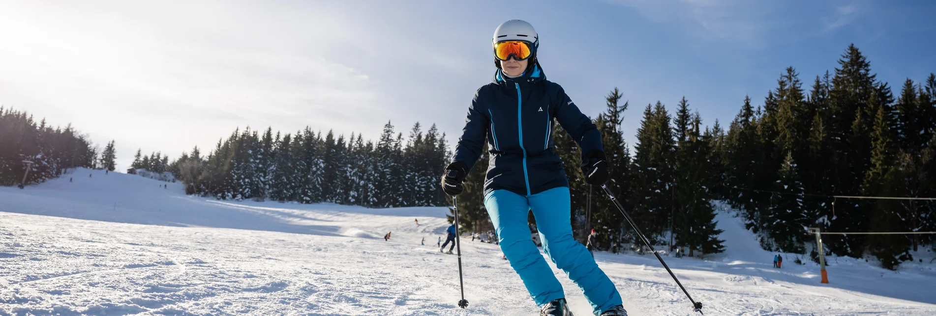 Skier in the snowy Joglland | © TV Oststeiermark | Joglland-Waldheimat, Klaus Ranger