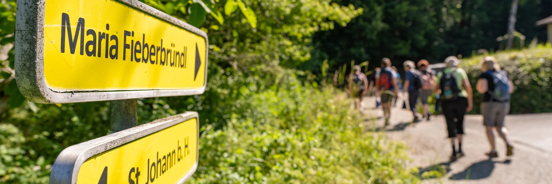 Beschilderung zu Maria Fieberbründl in der Oststeiermark | © TV Oststeiermark | Rene Strasser