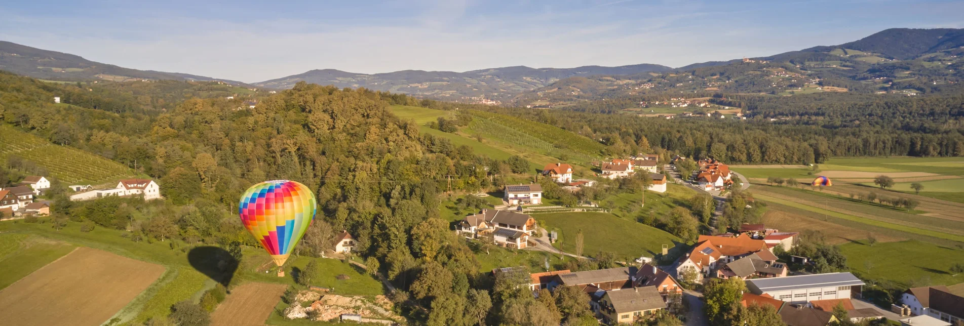 Hot air balloons in Stubenberg in Eastern Styria | © Oststeiermark Tourismus | Lang-Bichl - RKP