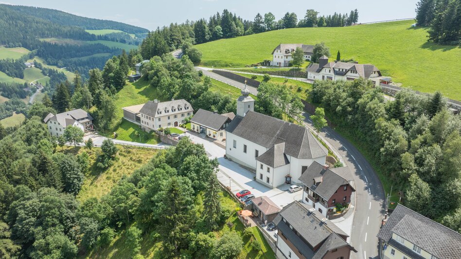 Luftufnahme Heilbrunn im ApfelLand