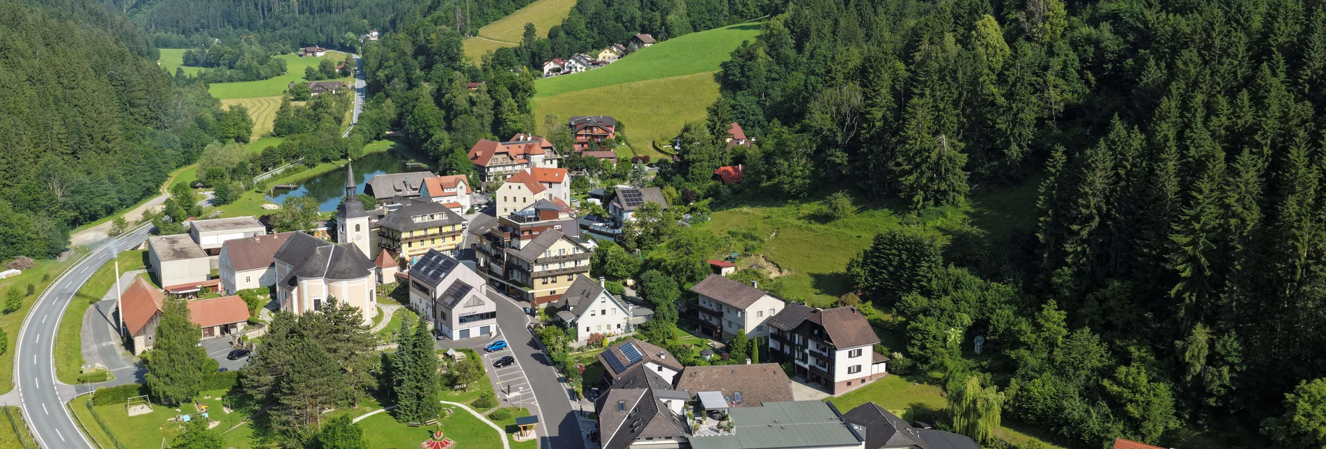 Ortskern Mönichwald in der Oststeiermark