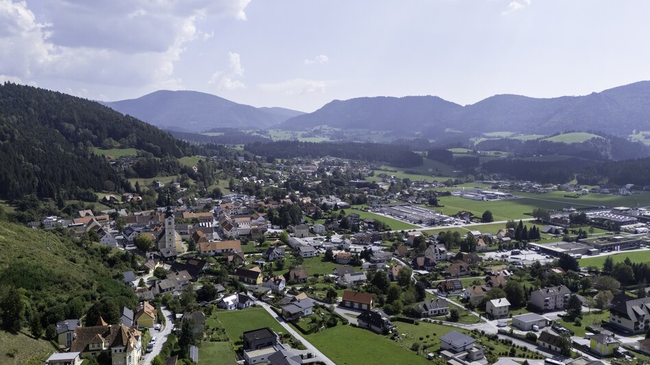 Luftaufnahme Ort in Gasen
