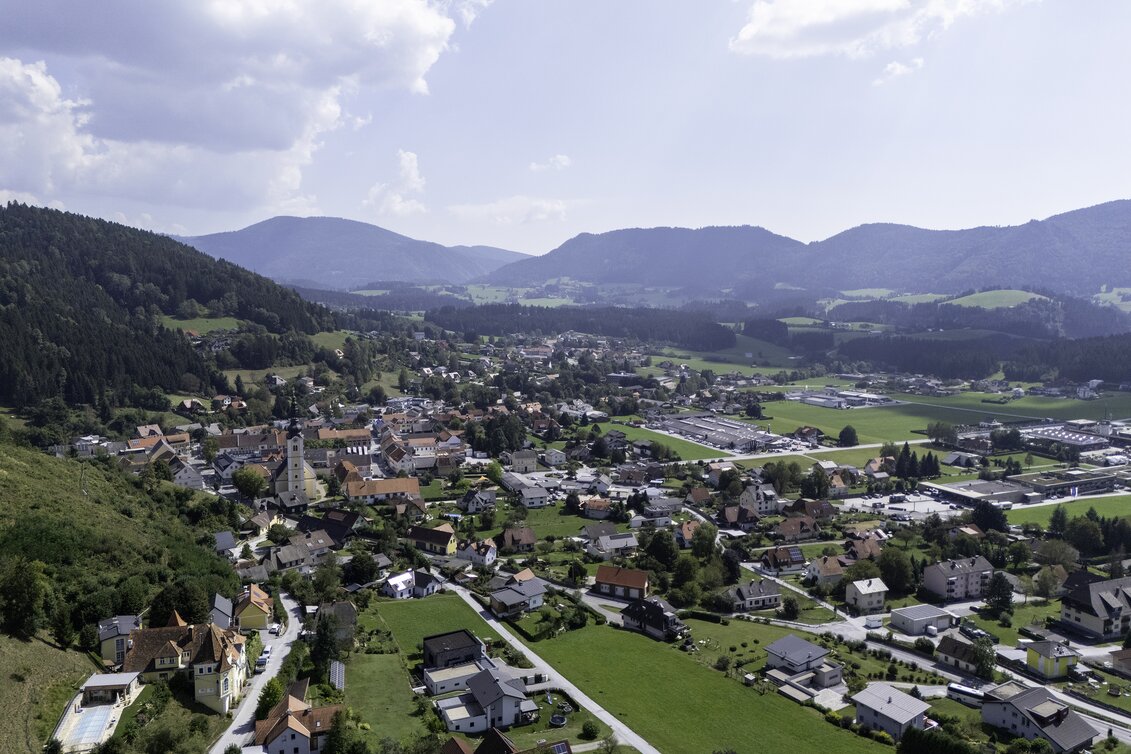 Luftaufnahme Ort in Gasen