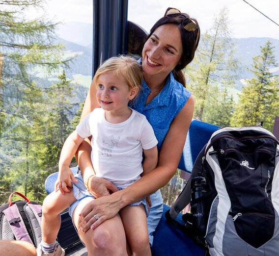 Beim Gondelfahren | © TV Murau | Tom Lamm