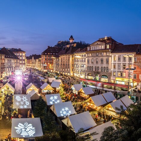 Christkindlmarkt am Grazer Hauptplatz | © Graz Tourismus | Rene Walter