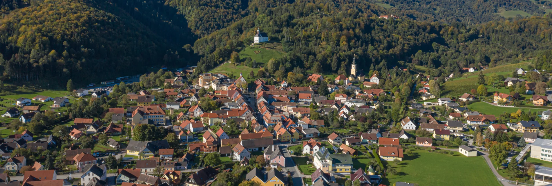 Ortskern von Bad Schwanberg | © Schilcherland Steiermark | Christian Freydl