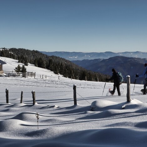 Snowshoeing Loretto Chapel | © Weges | WegesOG
