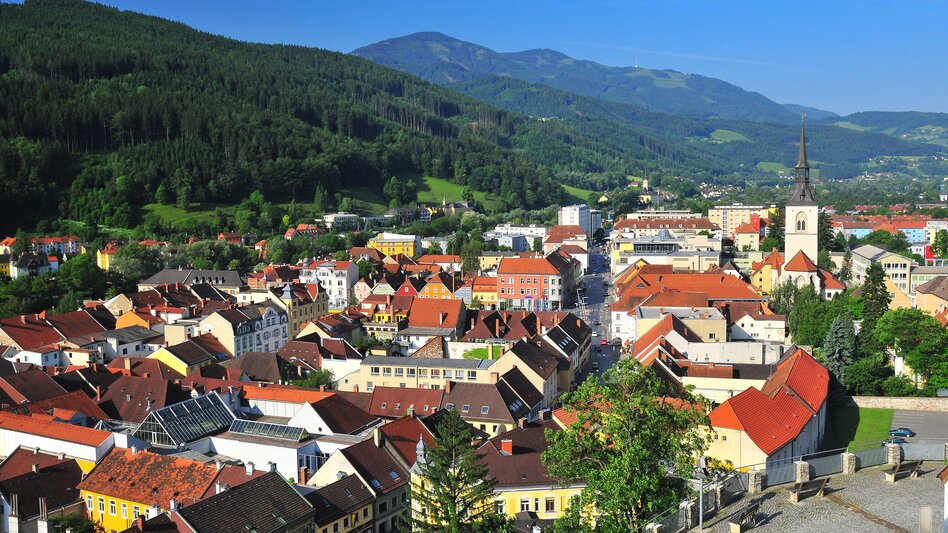 Aufnahme von den Dächern der Stadt