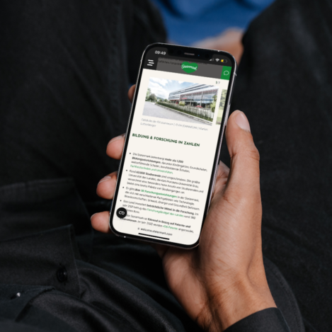 Die neue Welcome-Website  | © STG