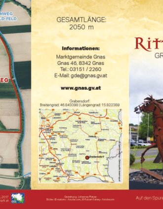 Flyer Ritterweg - Grabersdorf | TV Gnas-St. Peter am Ottersbach | © Erlebnisregion Thermen- & Vulkanland