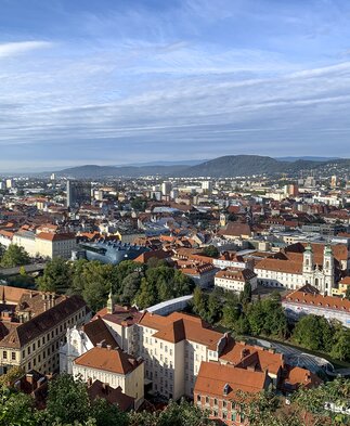 Blick auf Graz vom Schlossberg | © STG | Sarah Valda