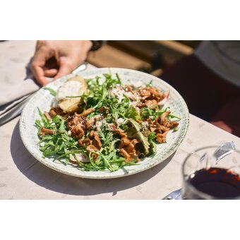Chanterellesalad at Koralpenblick | © Südsteiermark Tourismus | Robert Maybach