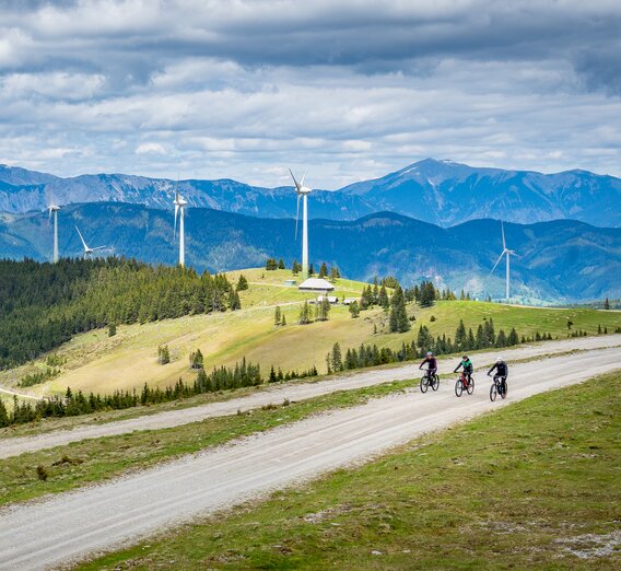 Unterwegs im Wind & Bike Park Pretul | © STG | Jesse Streibl