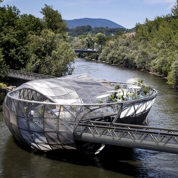 Murinsel in Graz | © STG | Tom Lamm
