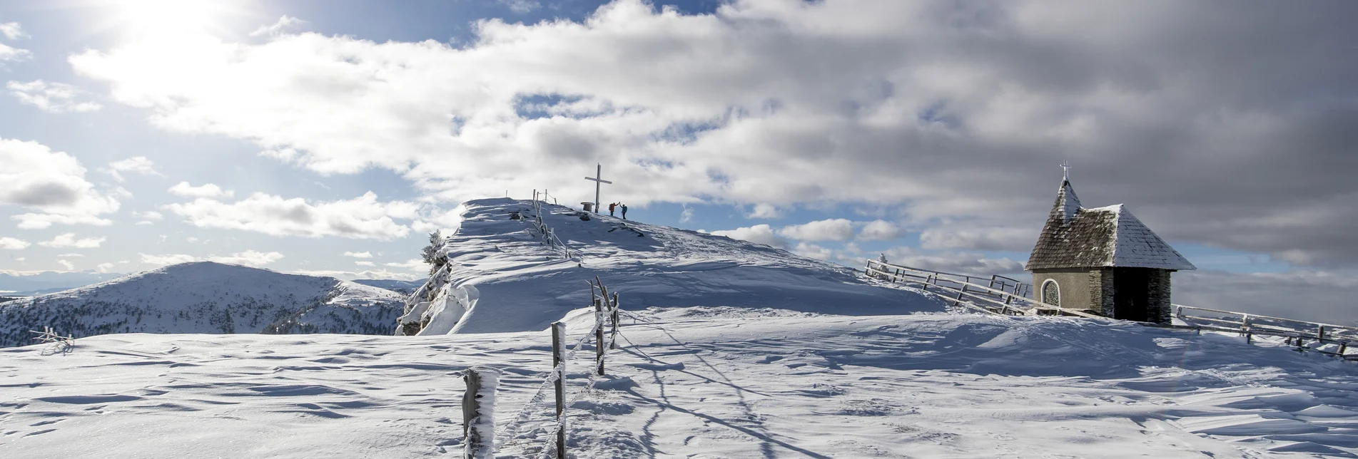 Skitour auf der Frauenalpe mit Apollonia-Kapelle | © STG | Tom Lamm