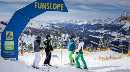 Skier-yout on the Fun Slope at the Hauser Kaibling | © Steiermark Tourismus | Tom Lamm