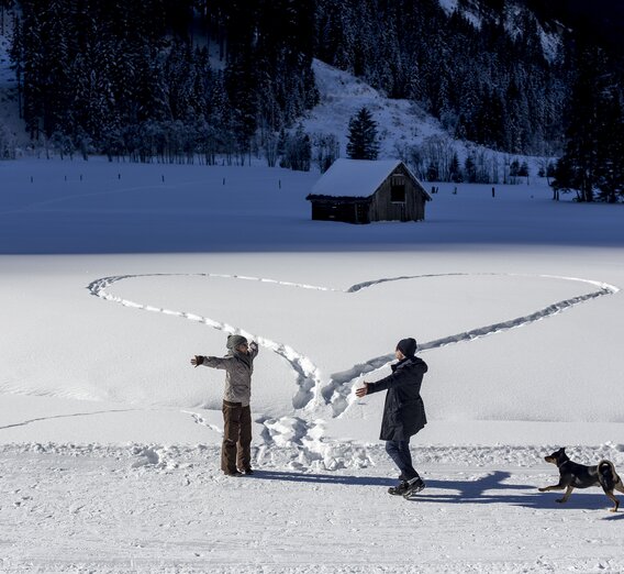 A snow-heart ;-) | © Steiermark Tourismus | Tom Lamm