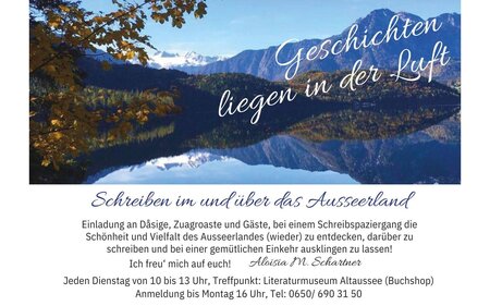 Schartner, Altaussee, Writing walk | © Designerei - Schartner