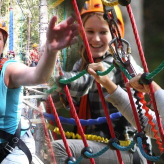 High ropes course, Altaussee, Climbing | © Markus Raich