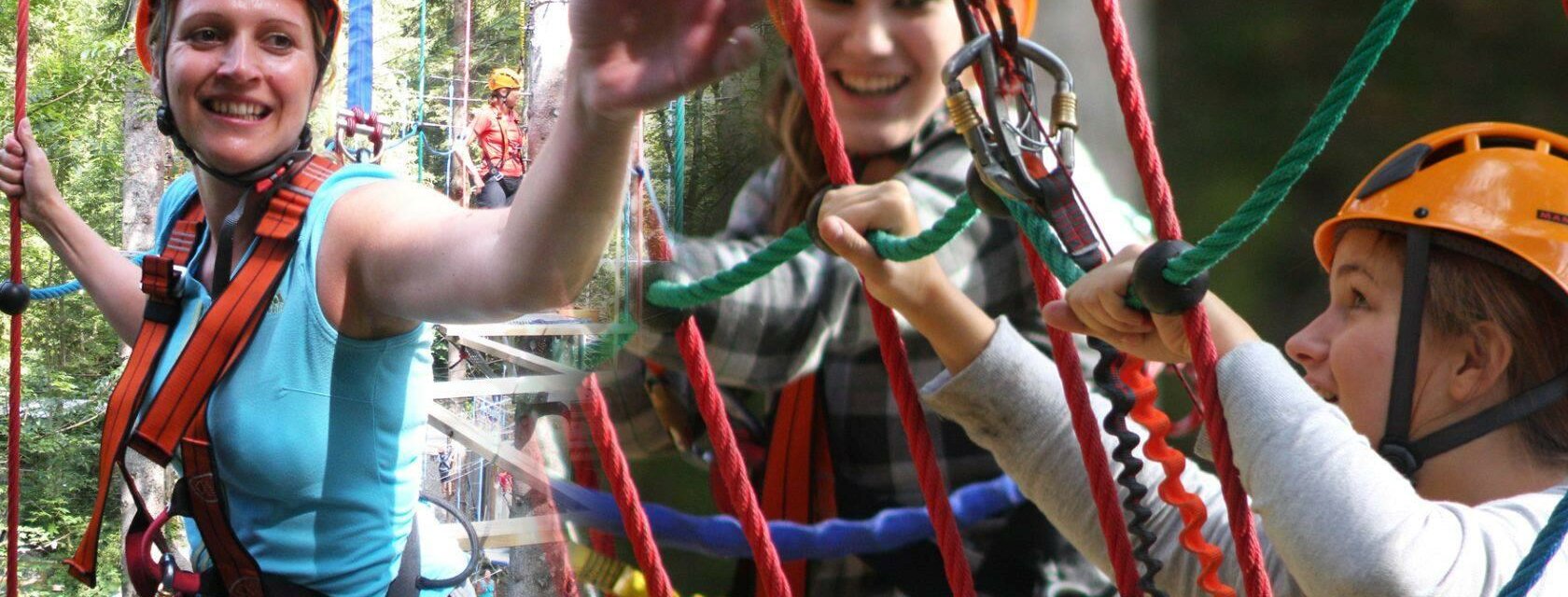 High ropes course, Altaussee, Climbing | © Markus Raich