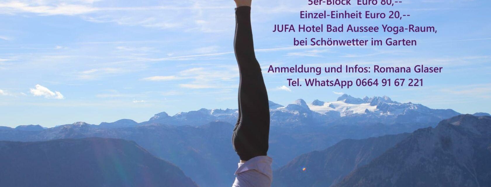 Romana Glaser, Bad Aussee, Sommer Yoga | © Romana Glaser