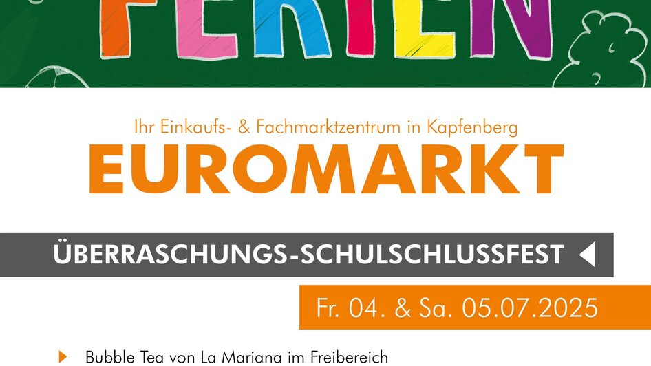 Überraschungs-Schulschlussfest im Euromarkt Kapfenberg - Impressionen #2.1
