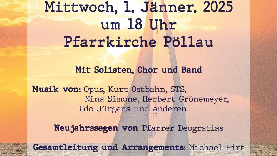 Plakat_Abendkonzert_Pöllau_Oststeiermark | © Verein Historische Musikkultur