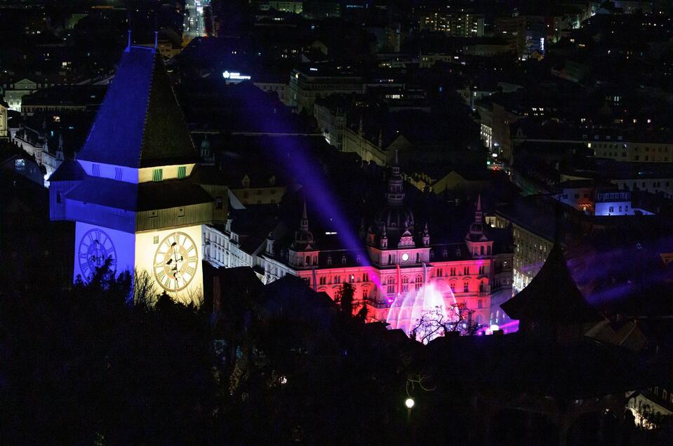 Uhrturm und Rathaus | © Iventents Kulturagentur - Erwin Scheriau
