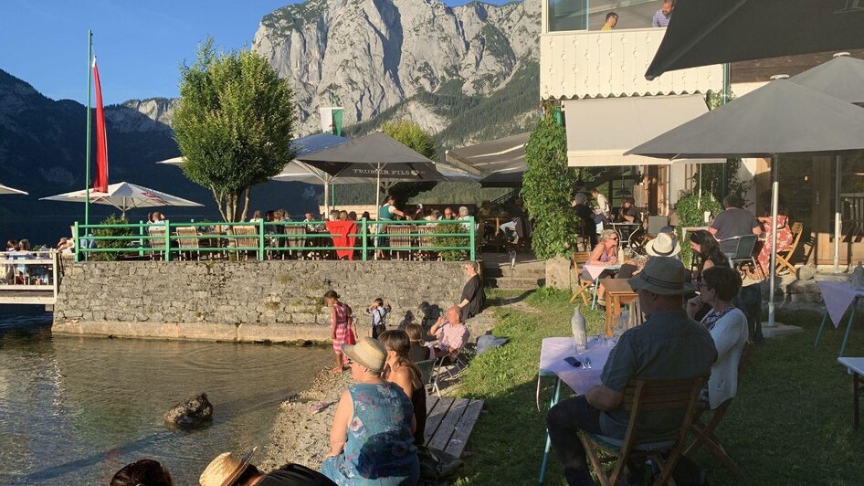 Strandcafe, Altaussee, Sommtertag | © Strandcafe