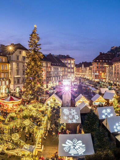 Christkindlmarkt am Hauptplatz | © Graz Tourismus - Rene Walter  | © Graz Tourismus - Rene Walter 