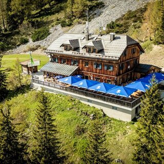 Loserhütte, Altaussee, Luftaufnahme | ©  Chris Gütl
