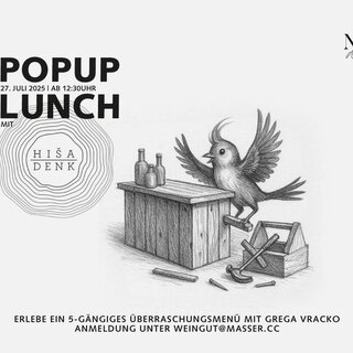 Pop up mit Hisa Denk | © Weingut Masser