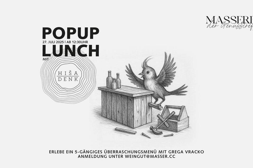 Pop up mit Hisa Denk | © Weingut Masser