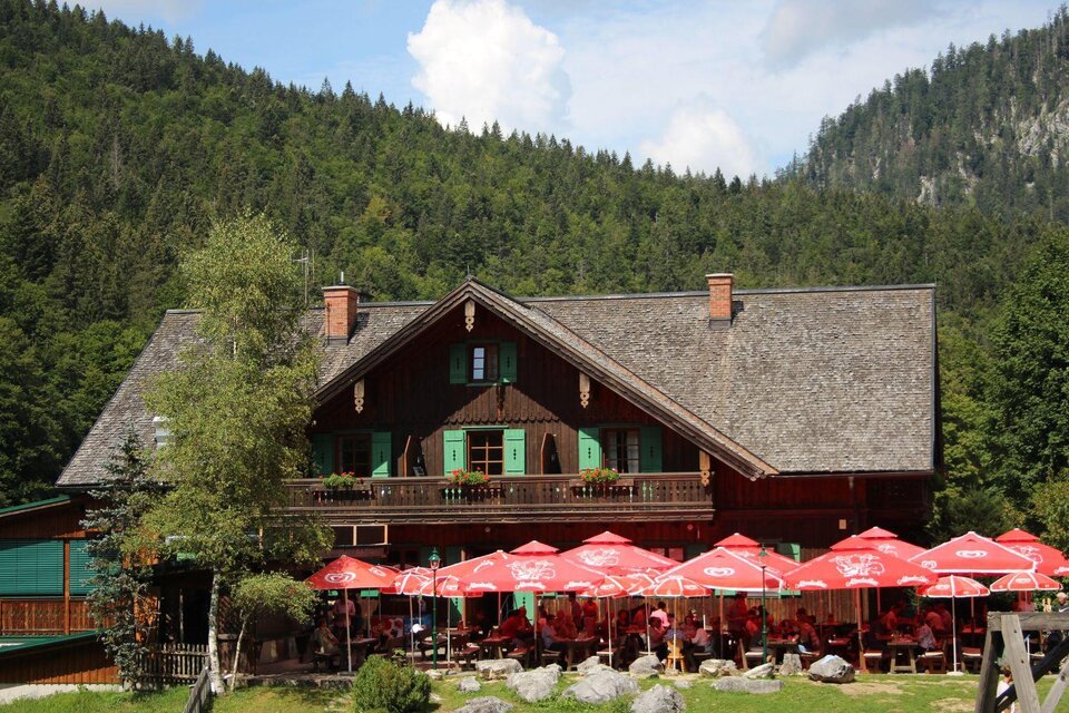 Blaa Alm, Altaussee, Terrasse | © Viola Lechner