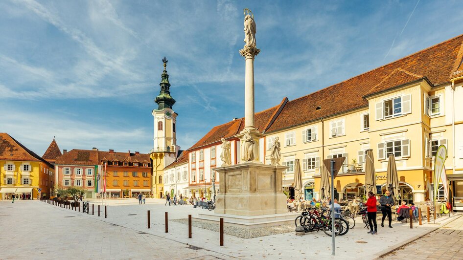 Hauptplatz Bad Radkersburg mit Mariensäule | © Zehnerhaus Bad Radkersburg