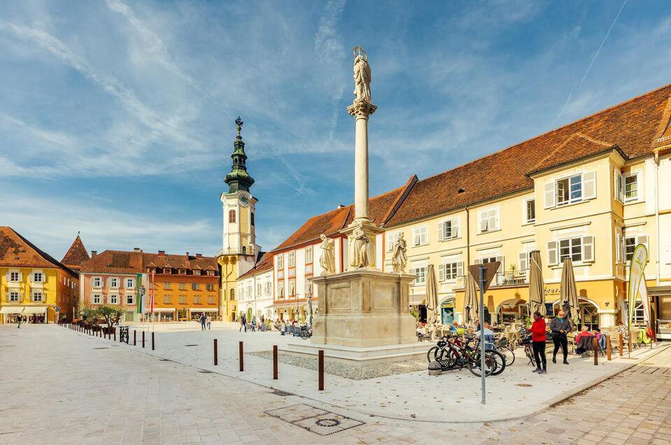 Hauptplatz Bad Radkersburg mit Mariensäule | © Zehnerhaus Bad Radkersburg