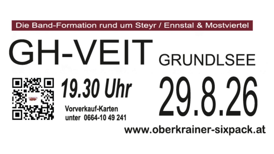 Oberkrainer Sixpack, Gasthof Veit, Grundlsee | © Oberkrainer-Sixpack