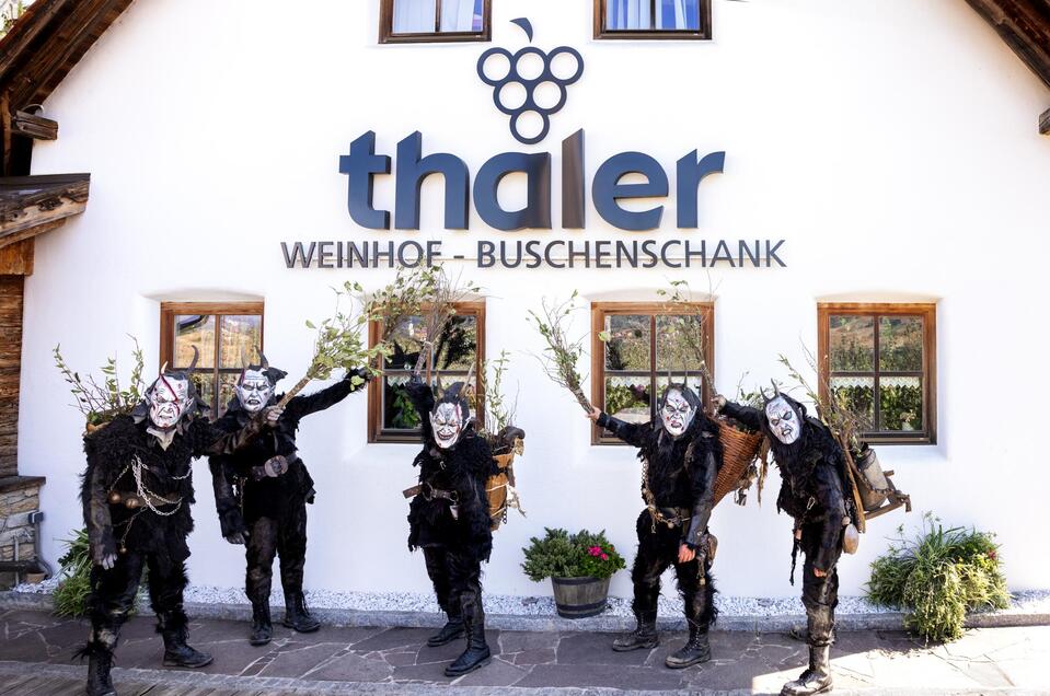 Perchtenlauf at the Weinhof Buschenschank Thaler in Bad Waltersdorf - Impression #1