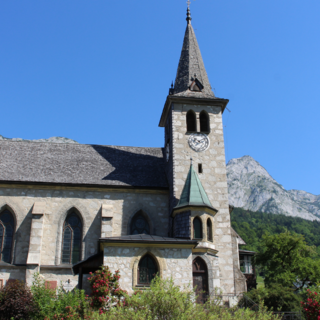 Pfarrfest, Grundlsee, Kirche Außenansicht | © Viola Lechner