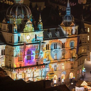 Adventkalender - Rathausprojektion | © Graz Tourismus - Harry Schiffer
