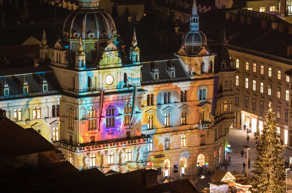 Adventkalender - Rathausprojektion | © Graz Tourismus - Harry Schiffer
