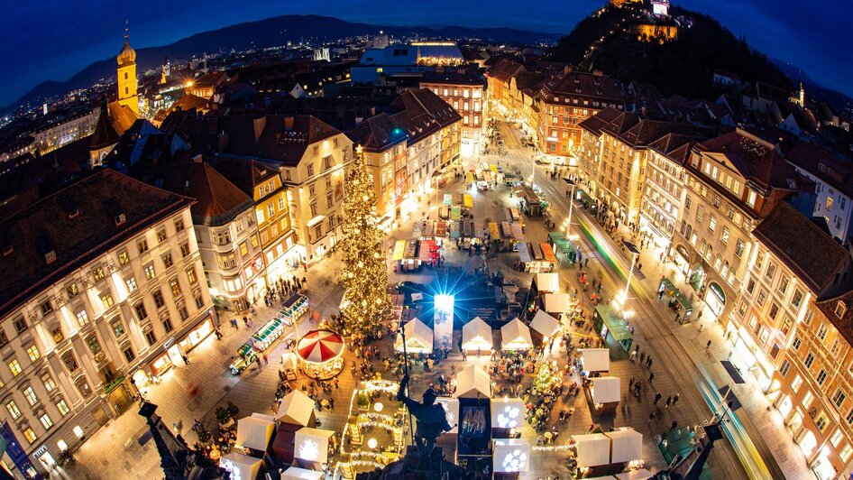 Christkindlmarkt am Hauptplatz | © Graz Tourismus - Harry Schiffer
