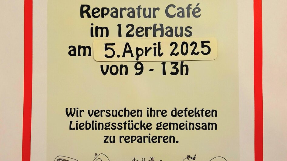 Plakat_Reparatur Cafe_Pöllau_Oststeiermark | © 12ERhaus