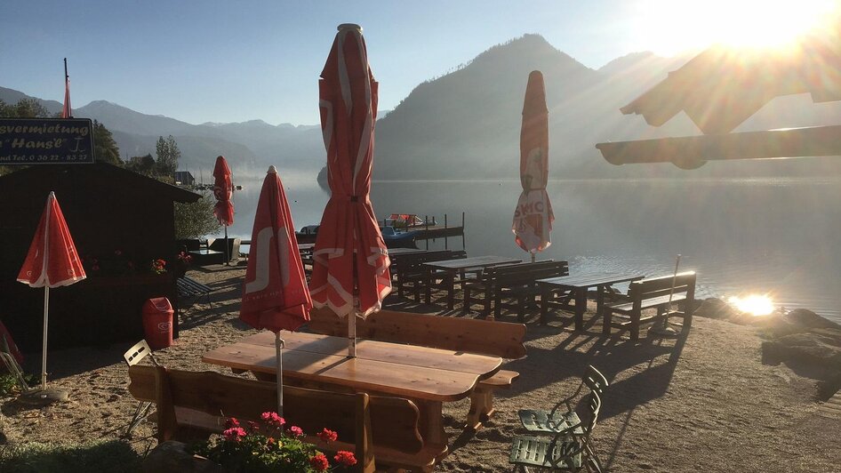 Sommer Beats Deluxe, Grundlsee, Terasse | © Loitzl