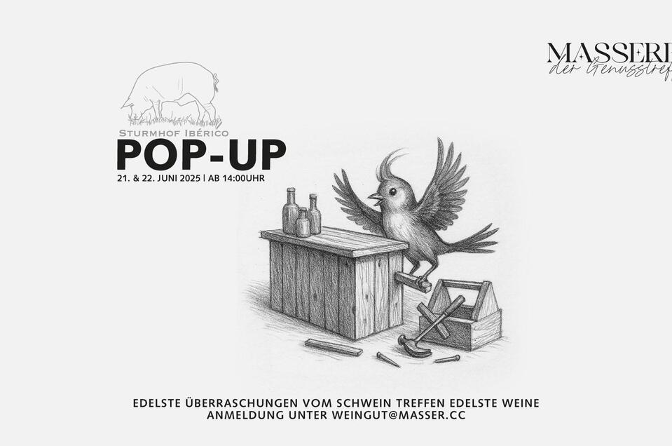 Pop up mit Sturmhof Iberico | © Weingut Masser