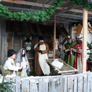 Advent in the village, Tauplitz, life-size nativity scene | © TVB Ausseerland Salzkammergut_Raunigg