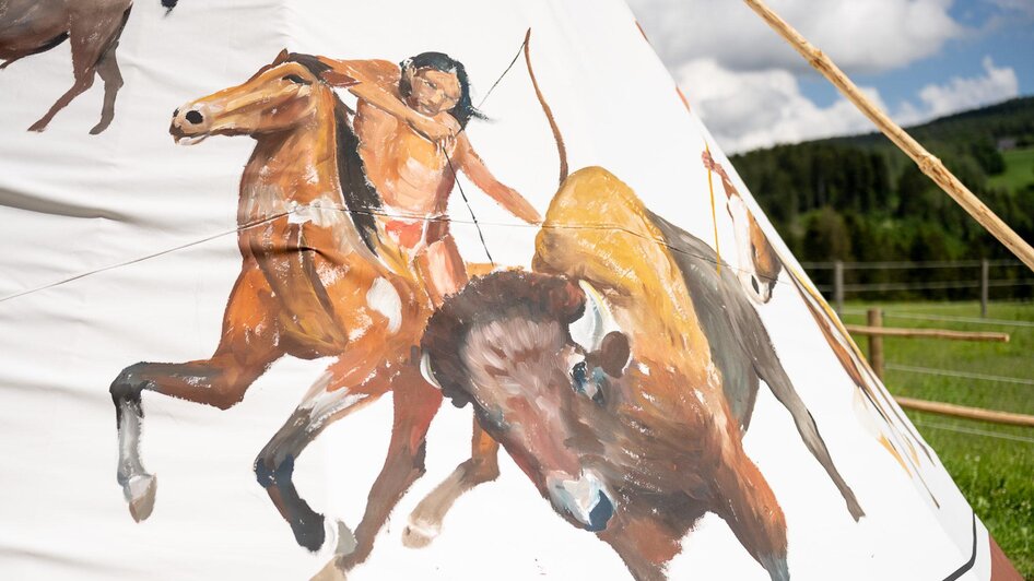 Bemalung Tipi_Showfestival_Oststeiermark | © Wagner